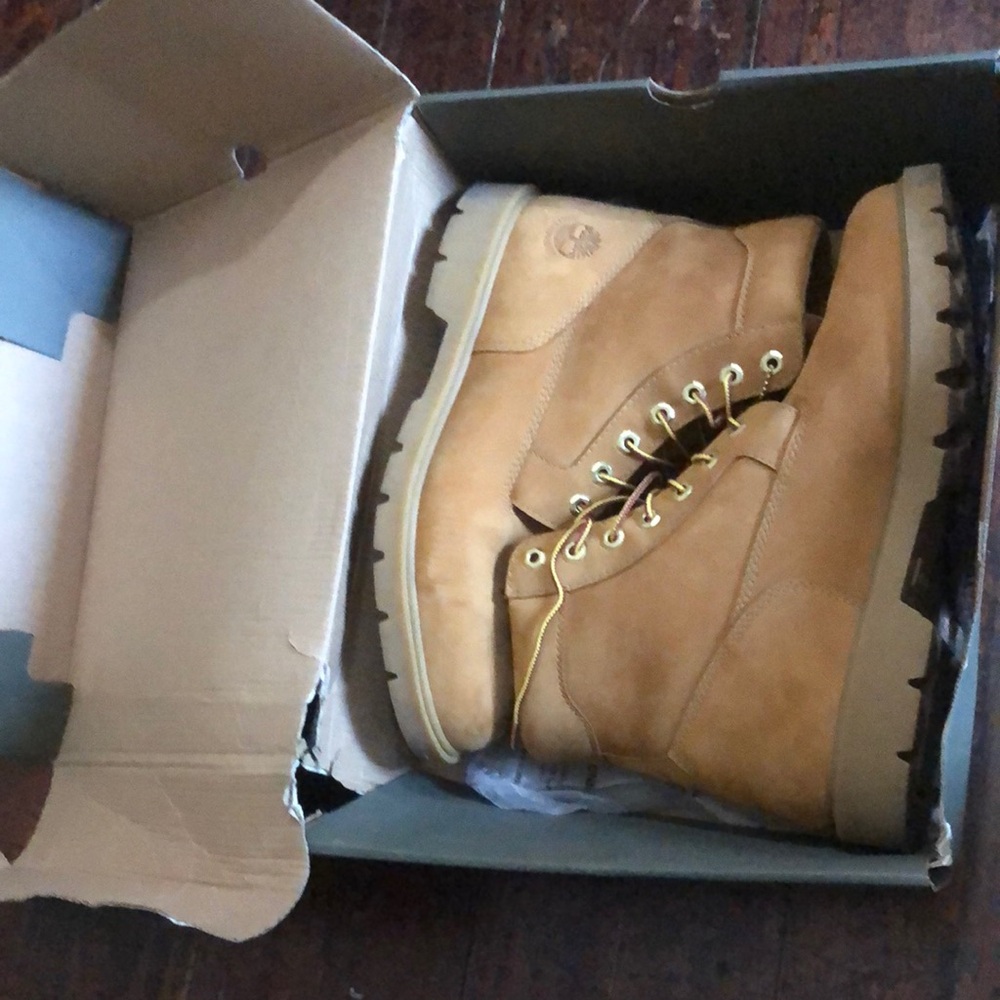Timberland Tan Leather Boots